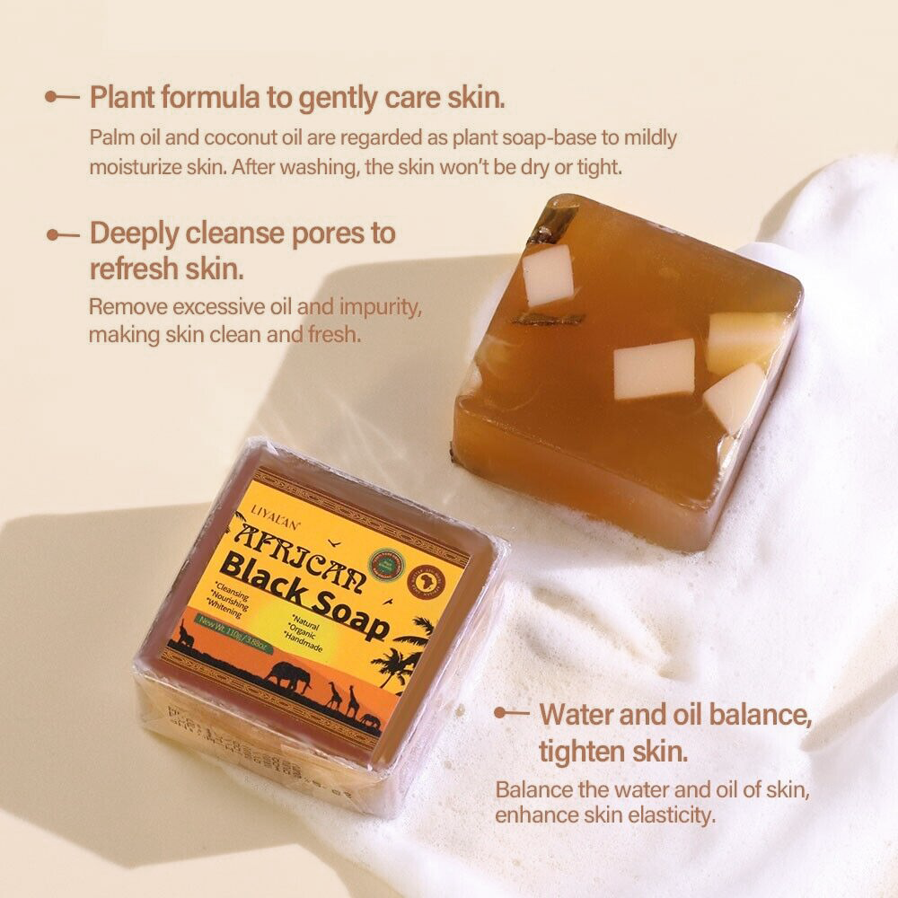 African Face & Body Black Soap