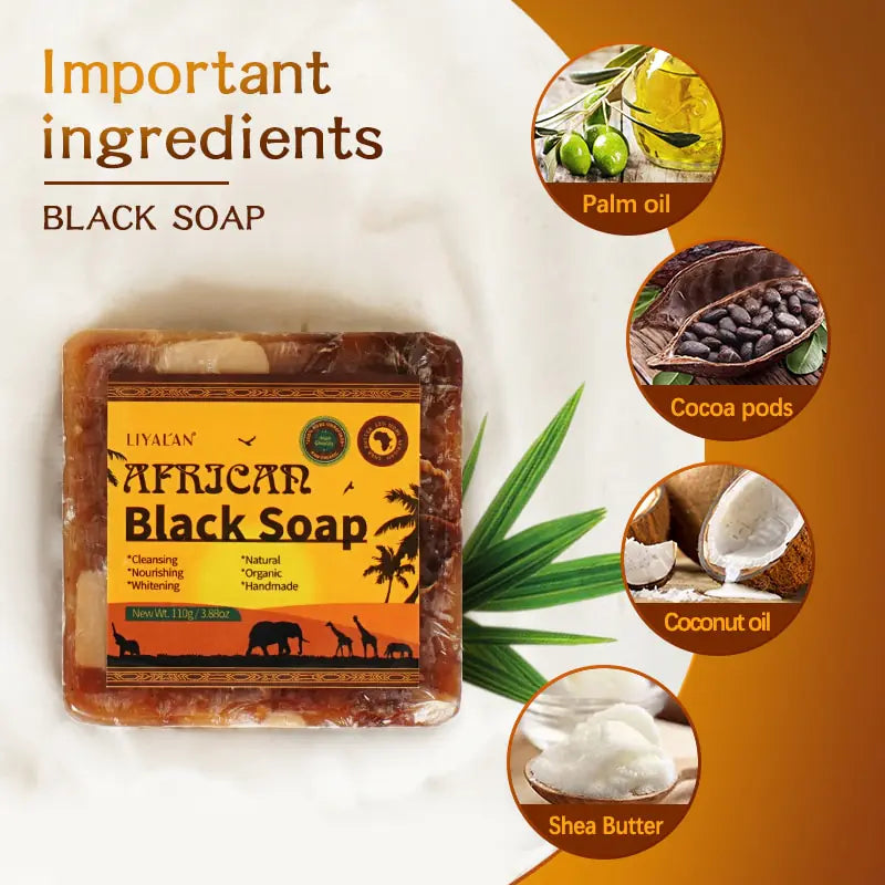 African Face & Body Black Soap