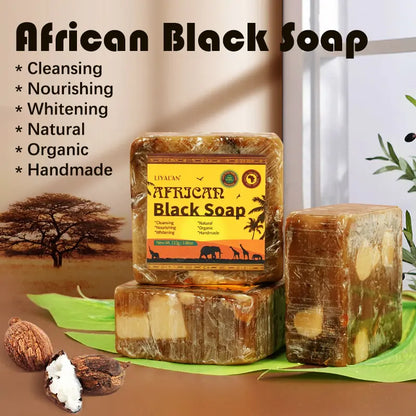 African Face & Body Black Soap