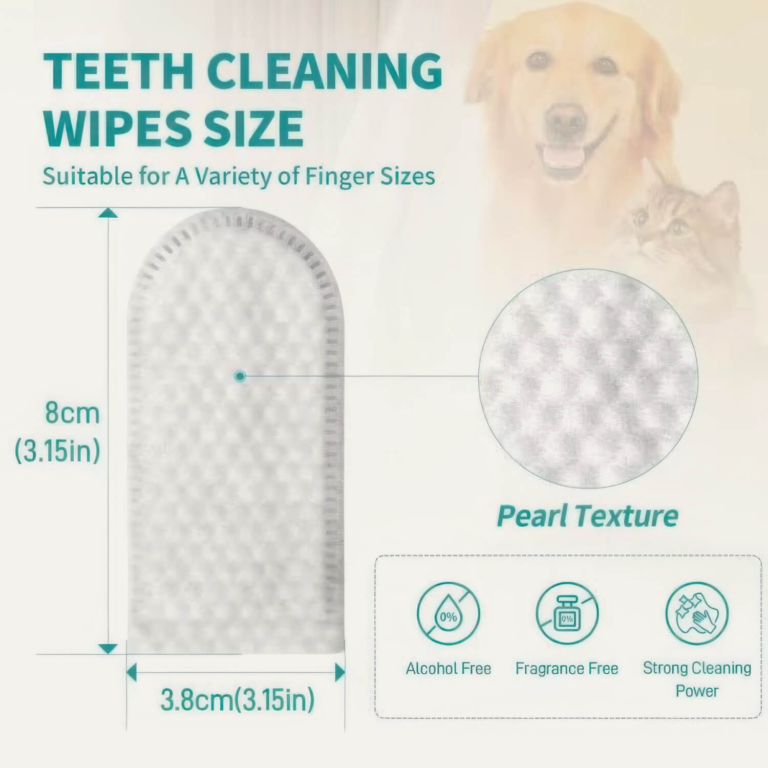 Dog Dental Wipes – For daily maintenance & fresh breath without the brush fight